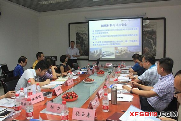 楊榮杰教授講解阻燃新技術